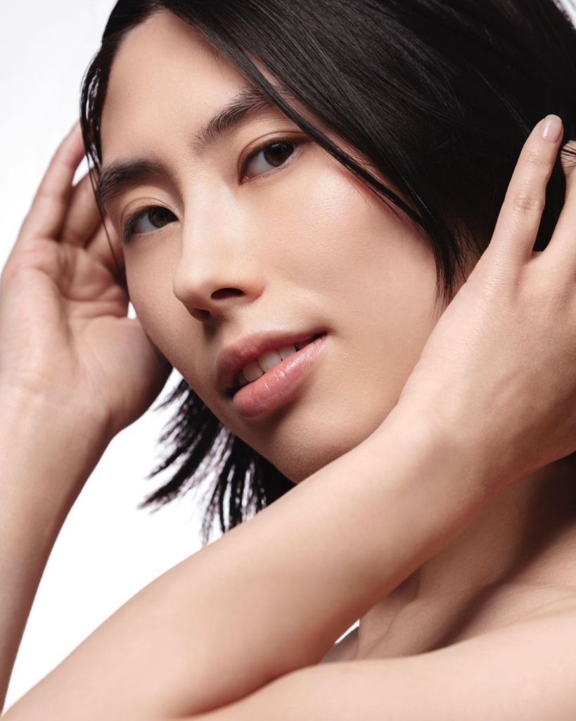 Model Anna Jegeus at Makup Academy New York City